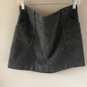 JCrew Wool Mini Skirt